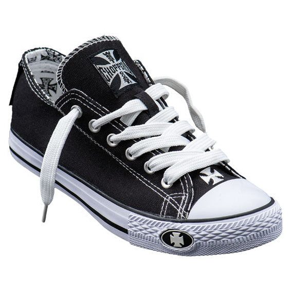 West Coast Choppers Warrior Low Tops Shoes Black - primary product view