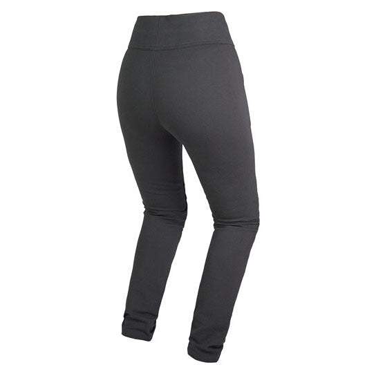 ByCity women's black motorcycle leggings - rear view