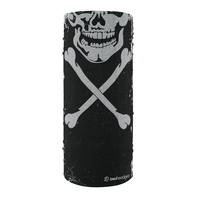 ZAN Headgear Polyester Motley Tube Skull Xbones