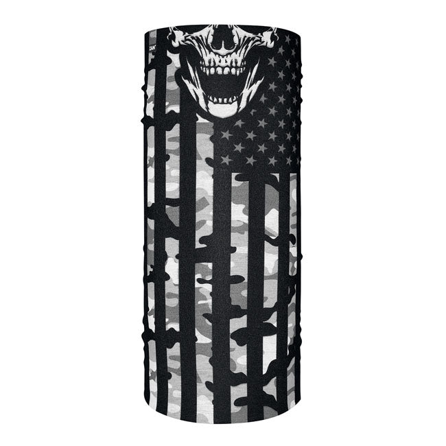 ZAN Headgear Polyester Motley Tube Urban Camo Flag