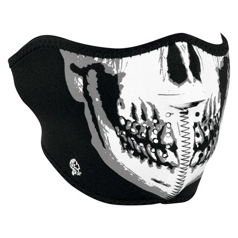 ZAN Headgear Neoprene Half Mask Skull Face - product view
