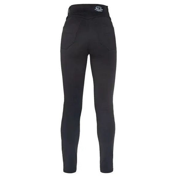 John Doe Jeggy Ladies Trouser Black – front three-quarter view