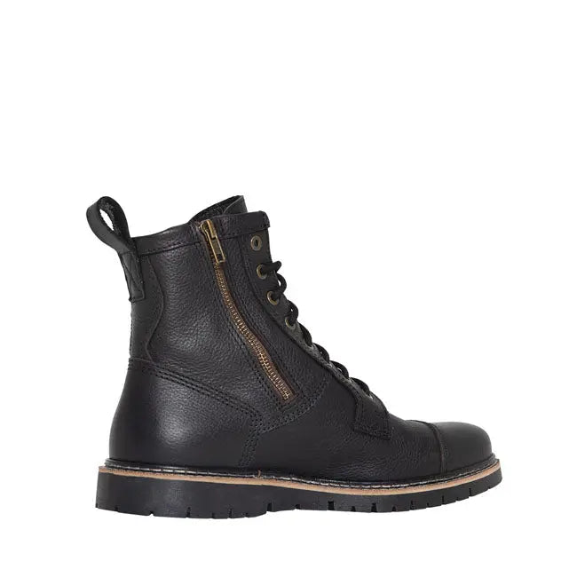 John Doe Rover Leather Boots Black  - FREE UK Shipping, FREE 365 Day Returns | Moto Central