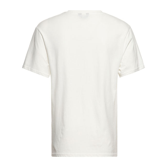 King Kerosin Skull Kerosin T-Shirt Off-White