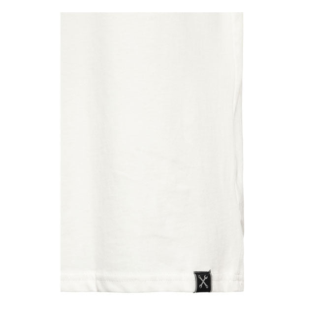 King Kerosin Skull Kerosin T-Shirt Off-White