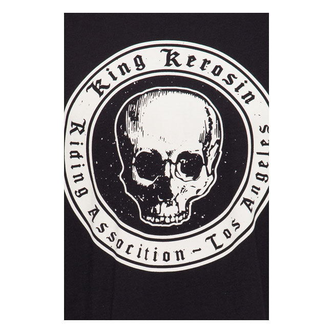 King Kerosin Skull Kerosin T-Shirt Black