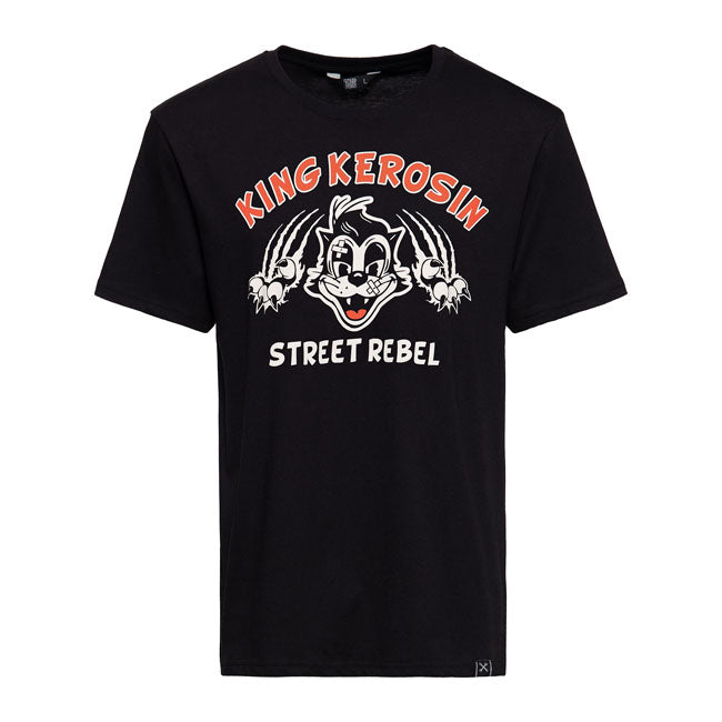 King Kerosin Street Rebel T-Shirt Black