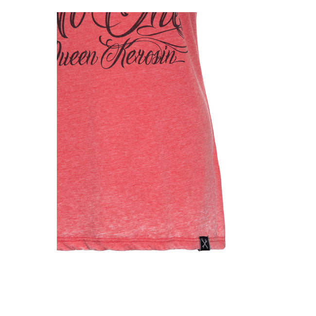 King Kerosin Queen Kerosin Trust No One Ladies T-Shirt Red