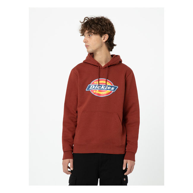 Dickies Icon Logo Hoodie Fired Brick