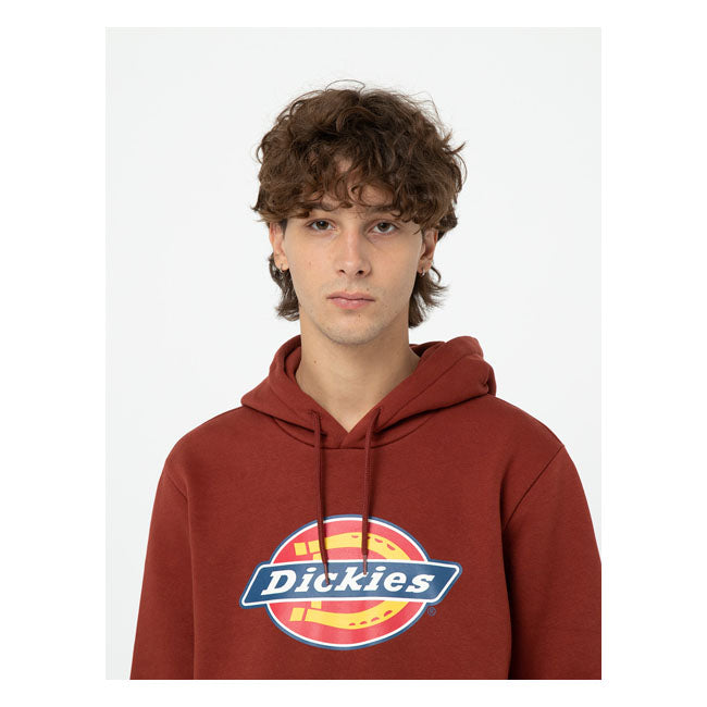 Dickies Icon Logo Hoodie Fired Brick