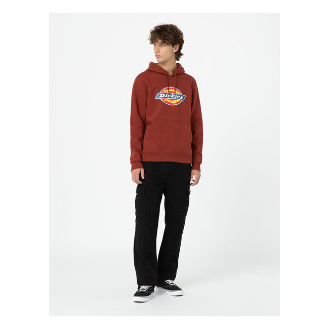 Dickies Icon Logo Hoodie Fired Brick