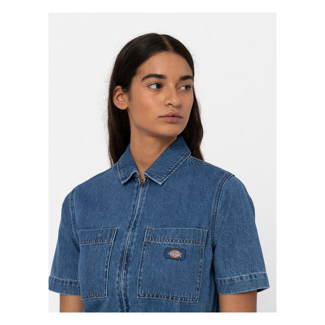 Dickies Houston Ladies Overall Classic Blue Ladies