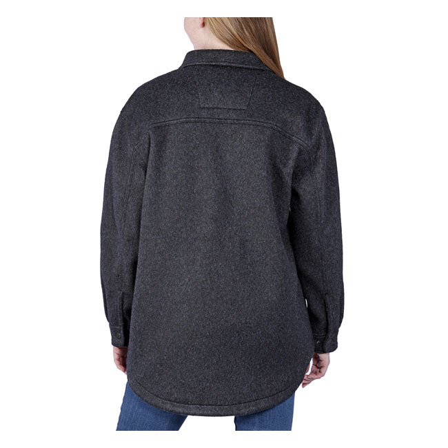 Carhartt Fleece Ladies Overshirt Black Heather