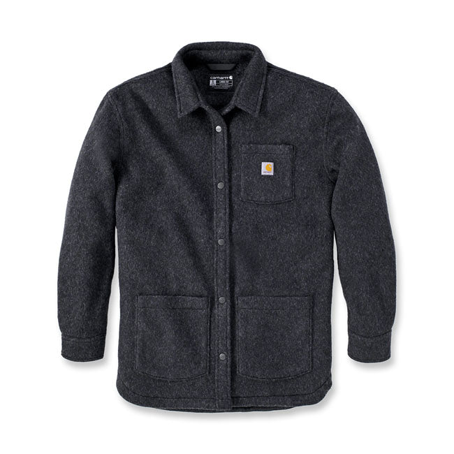 Carhartt Fleece Ladies Overshirt Black Heather