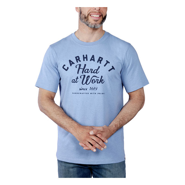 Carhartt Hard At Work T-Shirt Skystone Heather