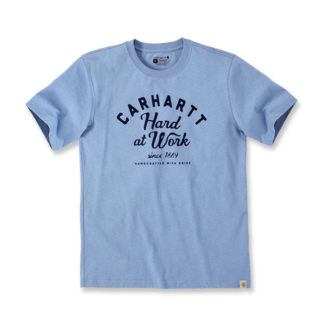 Carhartt Hard At Work T-Shirt Skystone Heather