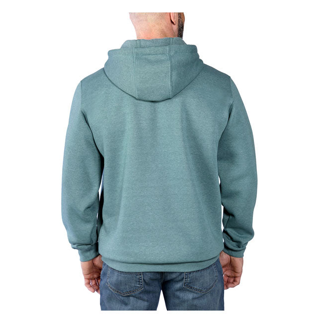 Carhartt Sleeve Logo Hoodie Sea Pine Heather