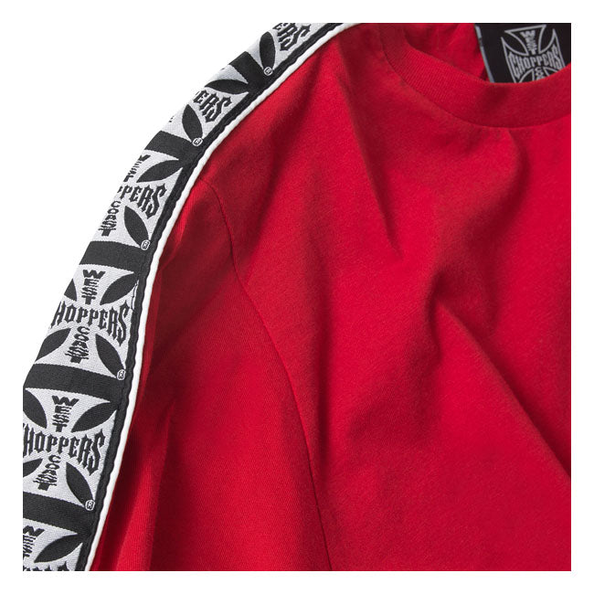 West Coast Choppers Taped Long Sleeves T-Shirt Red
