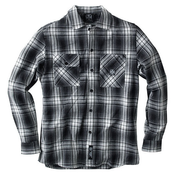 West Coast Choppers Riser Shirt White / Grey - primary product view