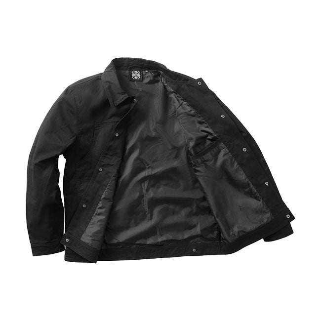 West Coast Choppers Lined Cargo Work Jacket Black