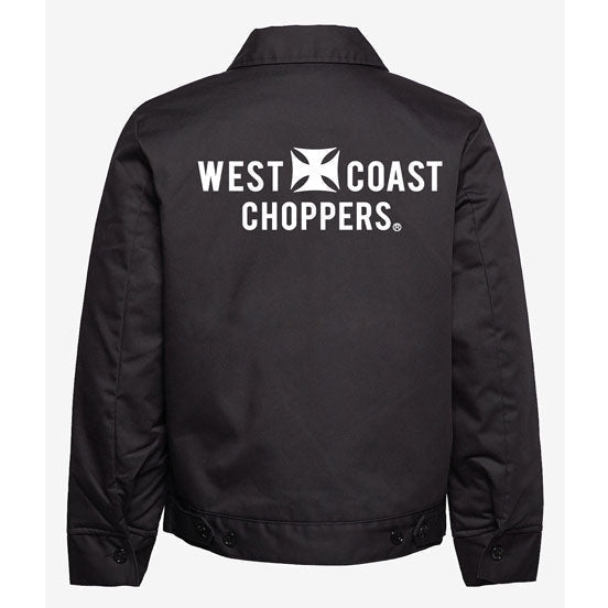 West Coast Choppers Lined Block Work Jacket Black - alternate product view