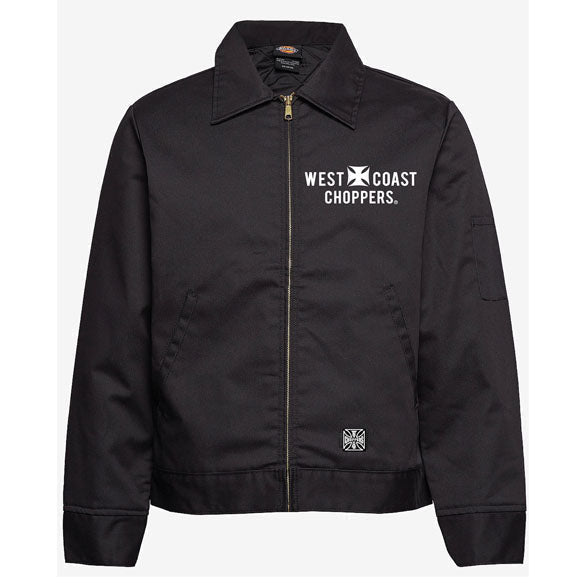 West Coast Choppers Lined Block Work Jacket Black - primary product view