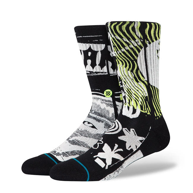 Stance Disorted Socks Black