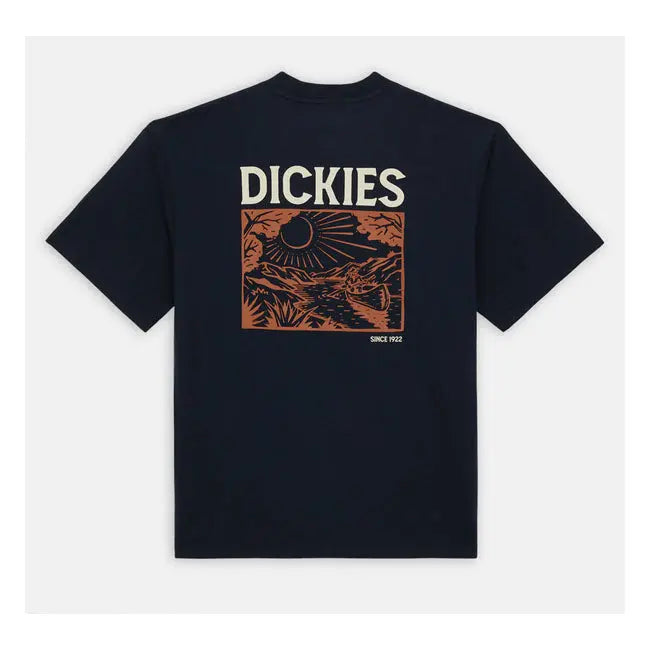 Dickies Patrick Springs T-Shirts Dark Navy  - FREE UK Shipping, FREE 365 Day Returns | Moto Central