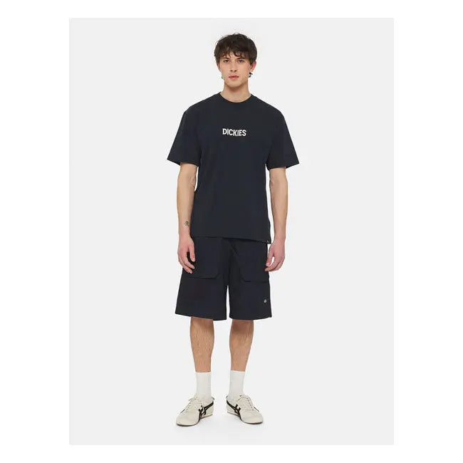 Dickies Patrick Springs T-Shirts Dark Navy  - FREE UK Shipping, FREE 365 Day Returns | Moto Central