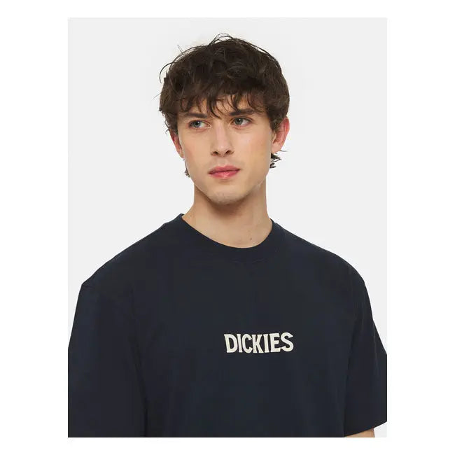 Dickies Patrick Springs T-Shirts Dark Navy  - FREE UK Shipping, FREE 365 Day Returns | Moto Central