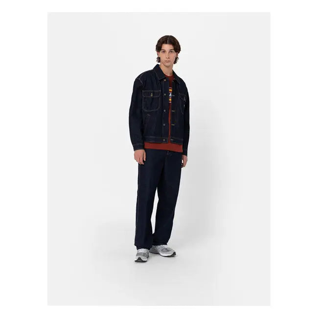 Dickies Madison Textile Jacket Rinsed  - FREE UK Shipping, FREE 365 Day Returns | Moto Central