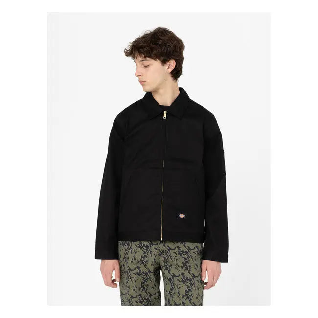 Dickies Unlined Eisenhower Jacket Black  - FREE UK Shipping, FREE 365 Day Returns | Moto Central