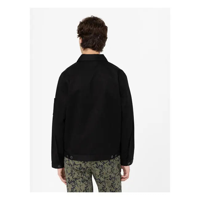 Dickies Unlined Eisenhower Jacket Black  - FREE UK Shipping, FREE 365 Day Returns | Moto Central