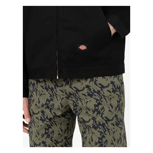 Dickies Unlined Eisenhower Jacket Black  - FREE UK Shipping, FREE 365 Day Returns | Moto Central