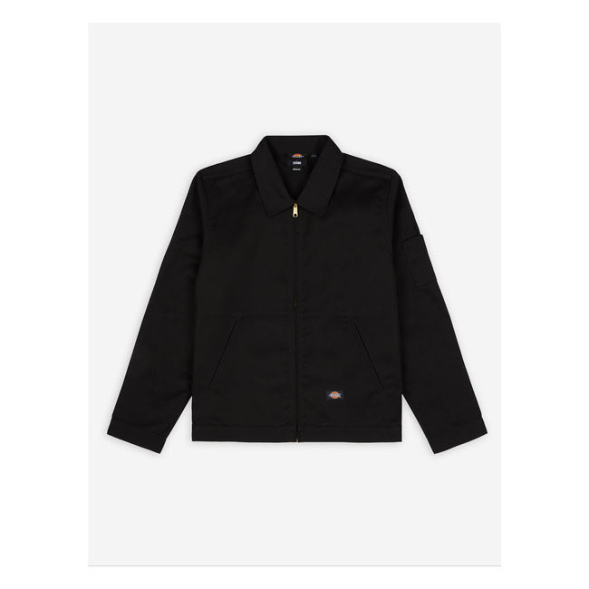 Dickies Unlined Eisenhower Jacket Black - FREE UK Shipping, FREE 365 Day Returns | Moto Central