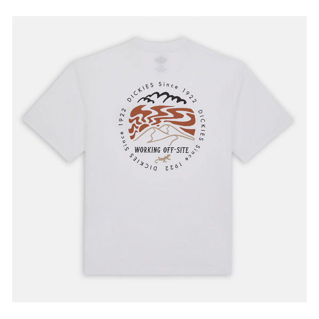 Dickies Stanardsville T-Shirt White - FREE UK Shipping, FREE 365 Day Returns | Moto Central