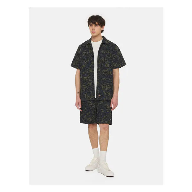 Dickies Saltville Shirt Black  - FREE UK Shipping, FREE 365 Day Returns | Moto Central