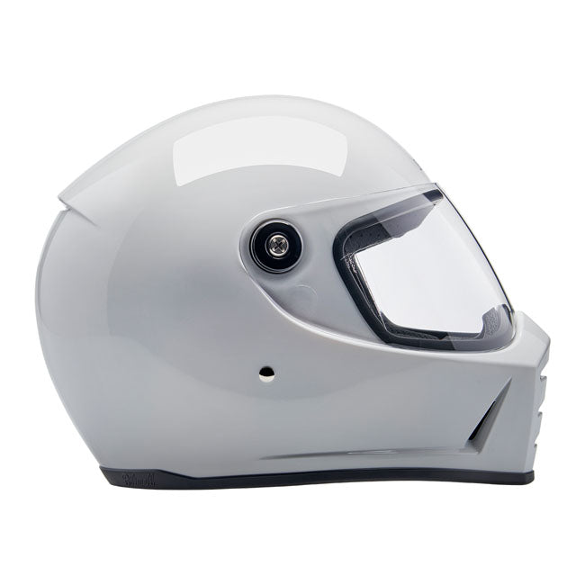 Biltwell Lane Splitter Full Face Helmet Gloss White - FREE UK Shipping, FREE 365 Day Returns | Moto Central