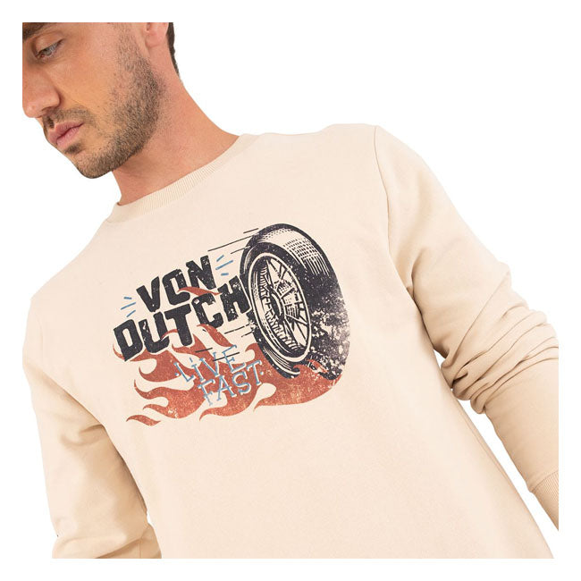 Von Dutch Bang Sweatshirt Creme