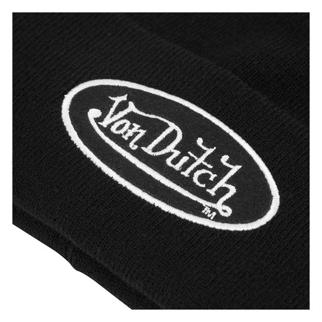 Von Dutch Logo Beanie Black FREE UK Delivery FREE 365 Day Returns