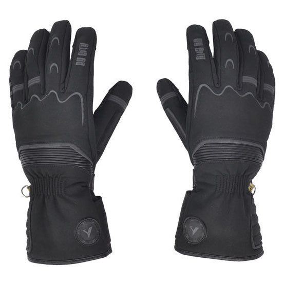 ByCity Touring Gloves Black - pair, back-of-hand view