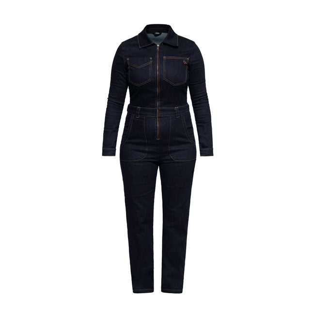 King Kerosin Queen Kerosin Workwear Overall Dark Blue Wash
