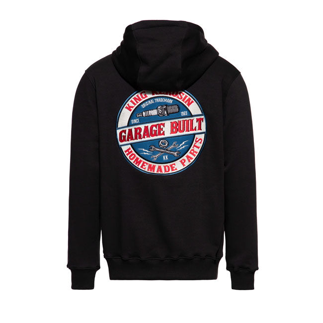 King Kerosin Garage Built Hoodie Black
