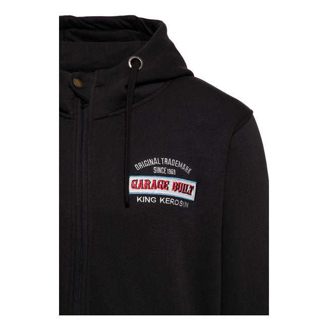King Kerosin Garage Built Hoodie Black
