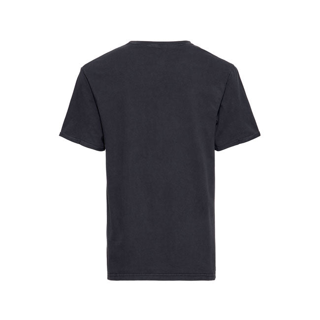 King Kerosin Ace Racer Oilwashed T-Shirt Black