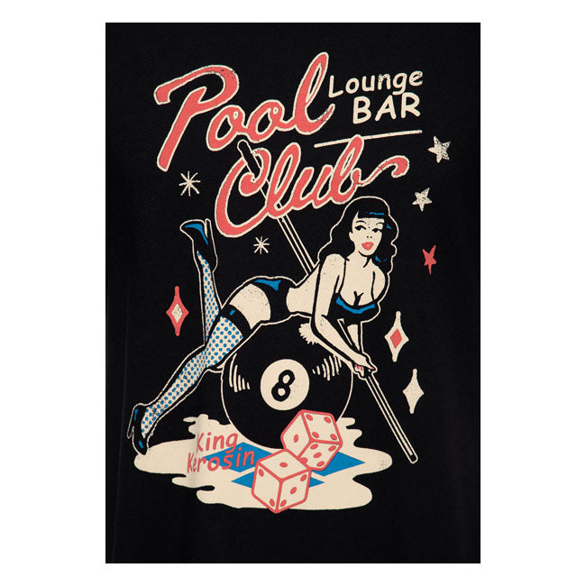 King Kerosin Pool Club T-Shirt Black