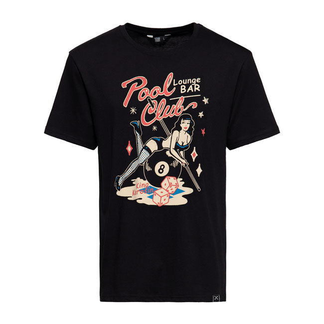 King Kerosin Pool Club T-Shirt Black