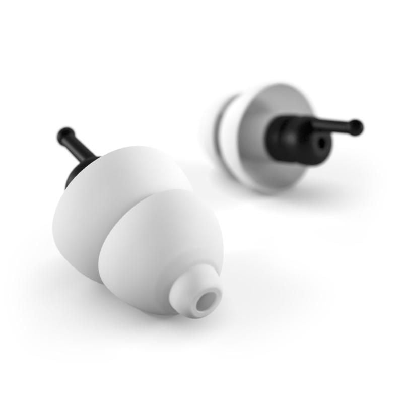 Alpine Motosafe Tour Earplugs White With Mini Grip  - FREE UK Delivery - Moto Central