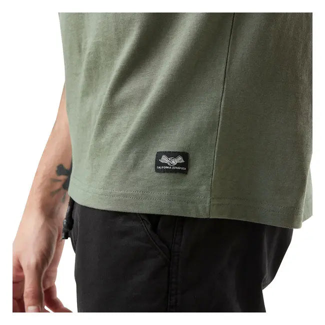 Von Dutch Eye T-Shirt Khaki FREE UK Delivery, FREE 365 Day Returns | Moto Central