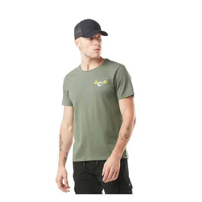 Von Dutch Eye T-Shirt Khaki FREE UK Delivery, FREE 365 Day Returns | Moto Central